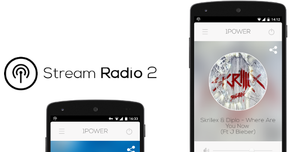 Stream Radio 2 - Single Station Android Music &amp; Video streaming Mobile App template