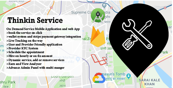 Thinkin Services | On Demand Service App | Urbanclap Clone Android  Mobile App template