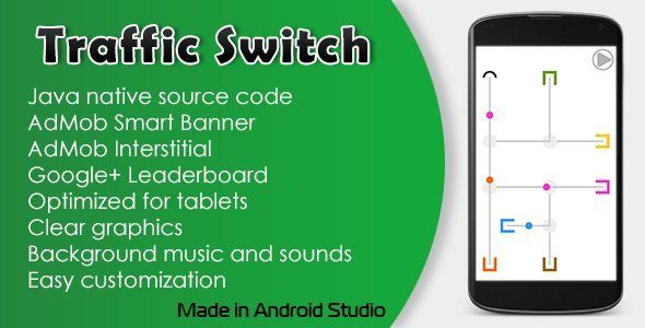 Traffic Switch with AdMob and Leaderboard Android Game Mobile App template