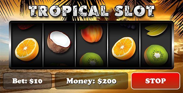 Tropical Slot with AdMob Android Finance &amp; Banking Mobile App template