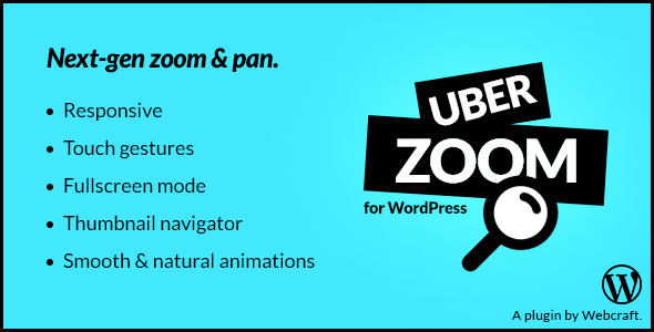 Uber Zoom - Smooth Zoom & Pan for WordPress Android  Mobile App template