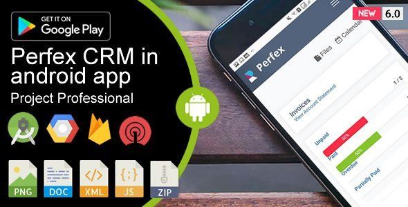 Weboox Convert - Perfex CRM to app Android Android  Mobile App template