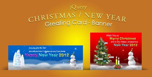 jQuery Christmas, New Year Greeting card & Banner Android Music &amp; Video streaming Mobile App template