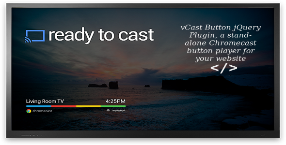 vCast Button jQuery Plugin Android  Mobile App template