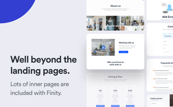 Finity - React Gatsby Landing Page Template for SaaS & Startup - 4