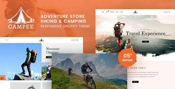 Campee - Adventure Store Hiking and Camping Shopify Theme  Ecommerce Design 