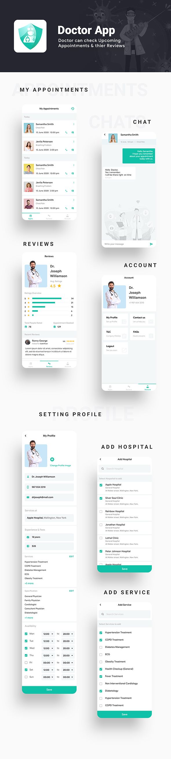 Nearby Doctor App| Online Medicine | Doctor Appointment Booking App |Android + iOS Template| IONIC 5 - 8