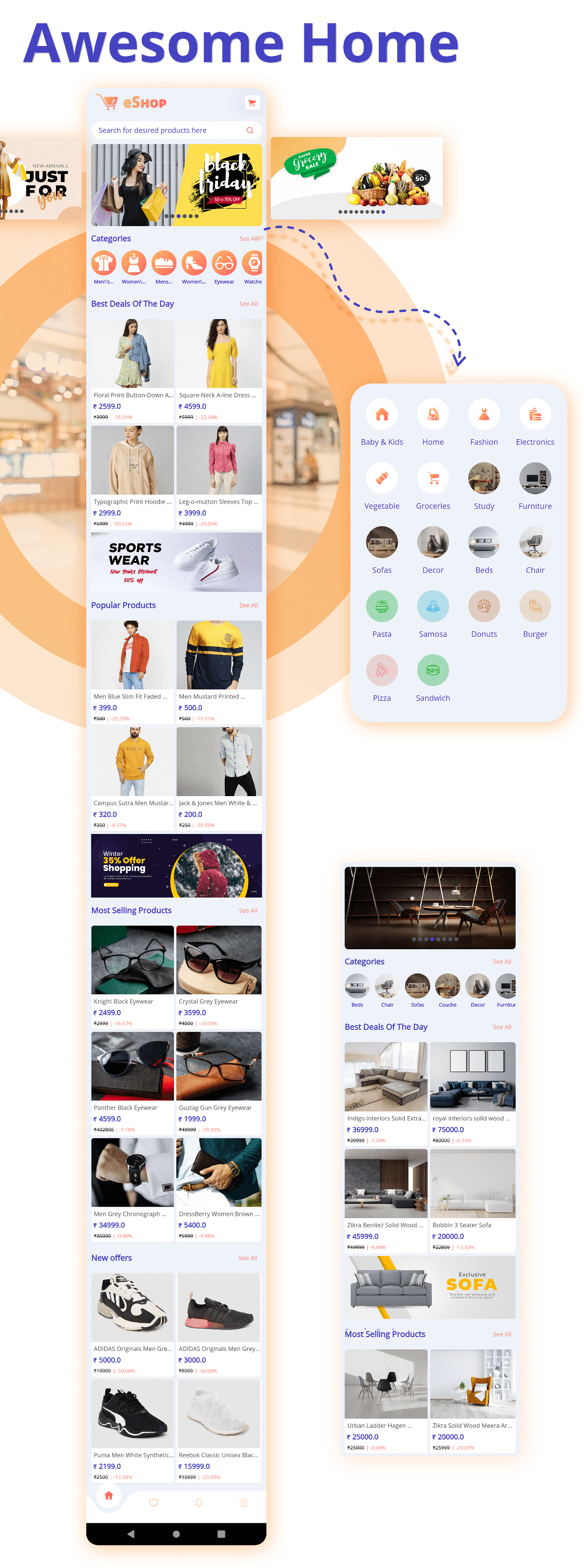 eShop - Flutter E-commerce Full App - 11