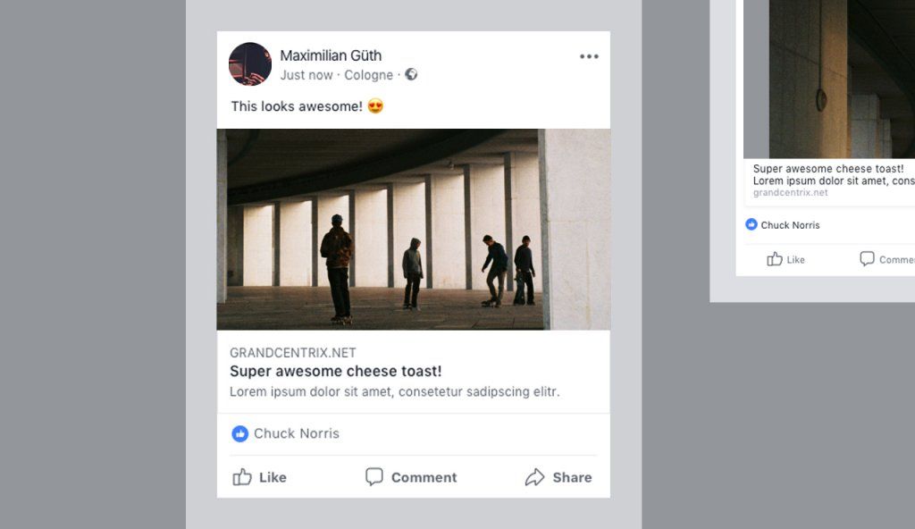 Facebook Post Template Sketch Resource