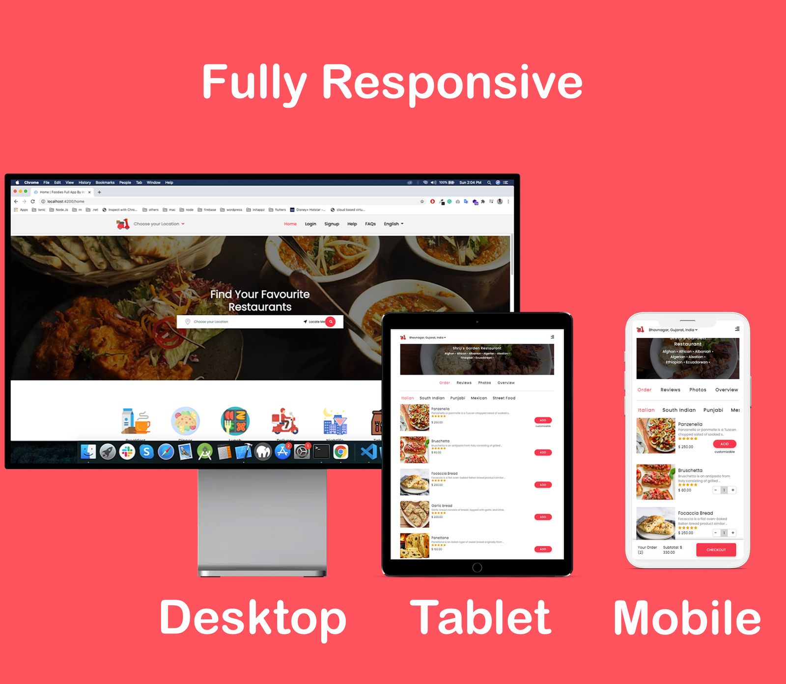Food Delivery Multi Restaurant Ionic 5 + CodeIgniter (Android + iOS + Website + Admin) - 9
