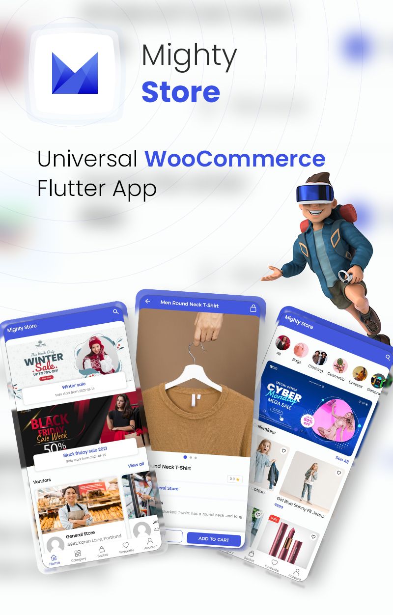 MightyStore - WooCommerce Universal Flutter 2.0 App For E-commerce App - 5