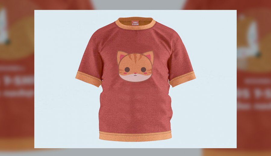 Kids T-Shirt Mockup PSD