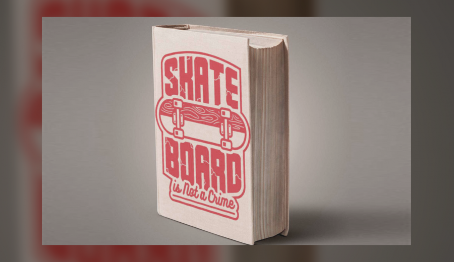Paper book cover mockup