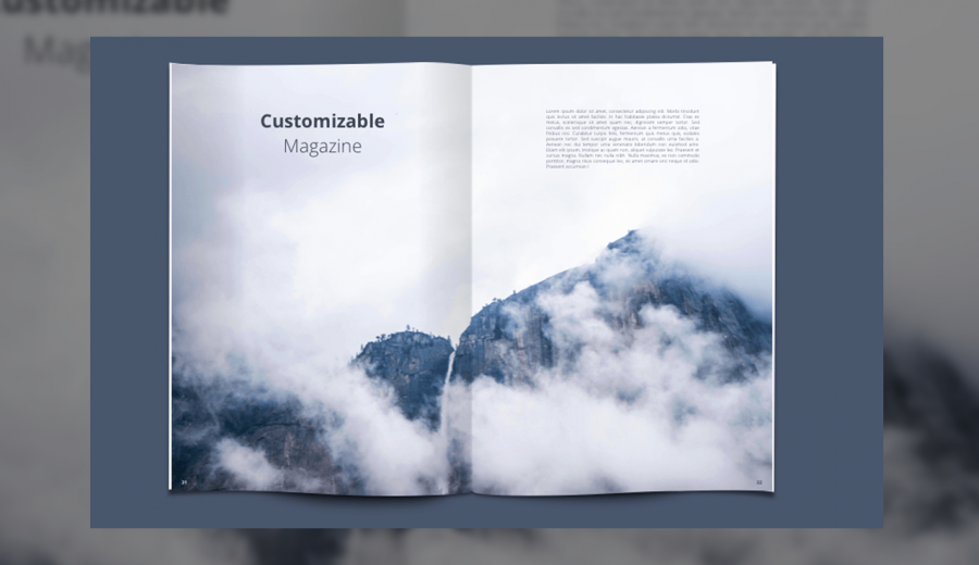 Magazine Spread Mockup