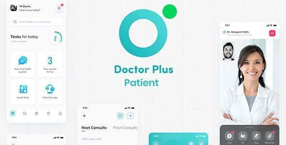 Doctor Plus - Patient React Native App Template React native  Mobile App template