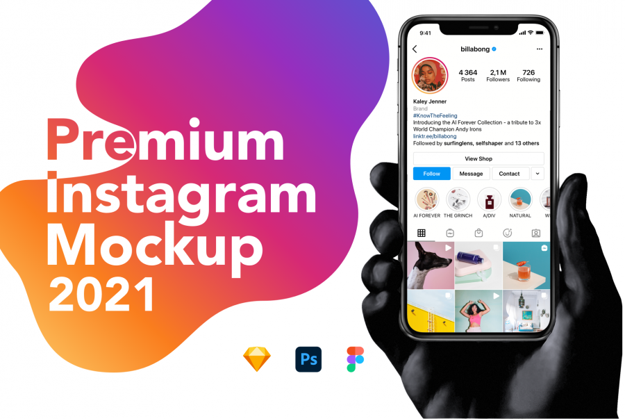 Instagram mockup