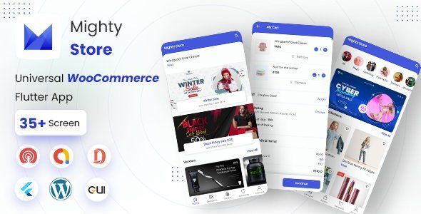 MightyStore - Multi Vendor - Flutter 2.0 E-commerce Full App Flutter Ecommerce Mobile Uikit