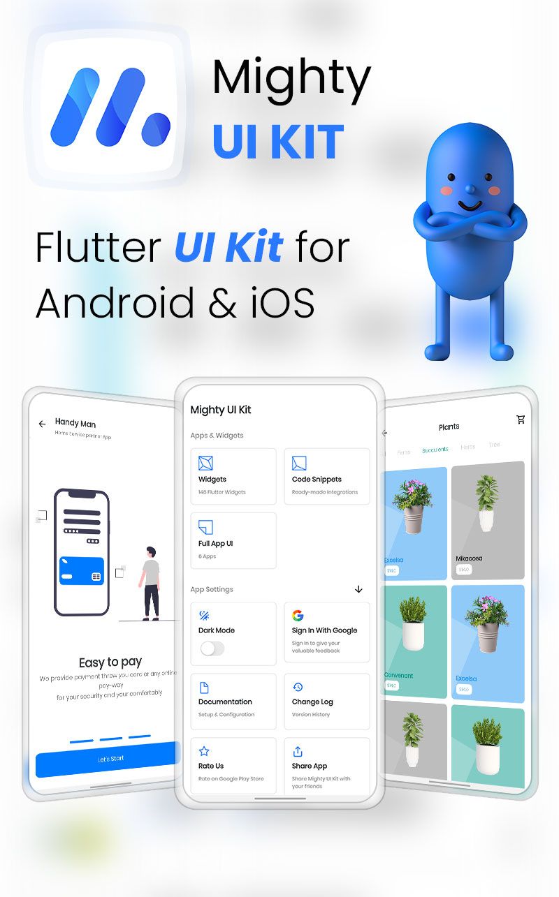 MightyUIKit - Flutter 2.0 UI Kit with Screen Builder - 4