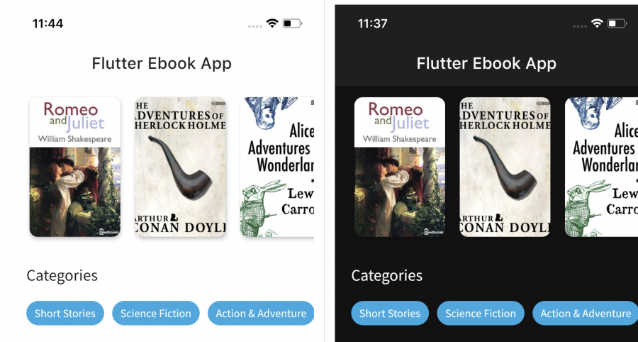 Flutter eBook App