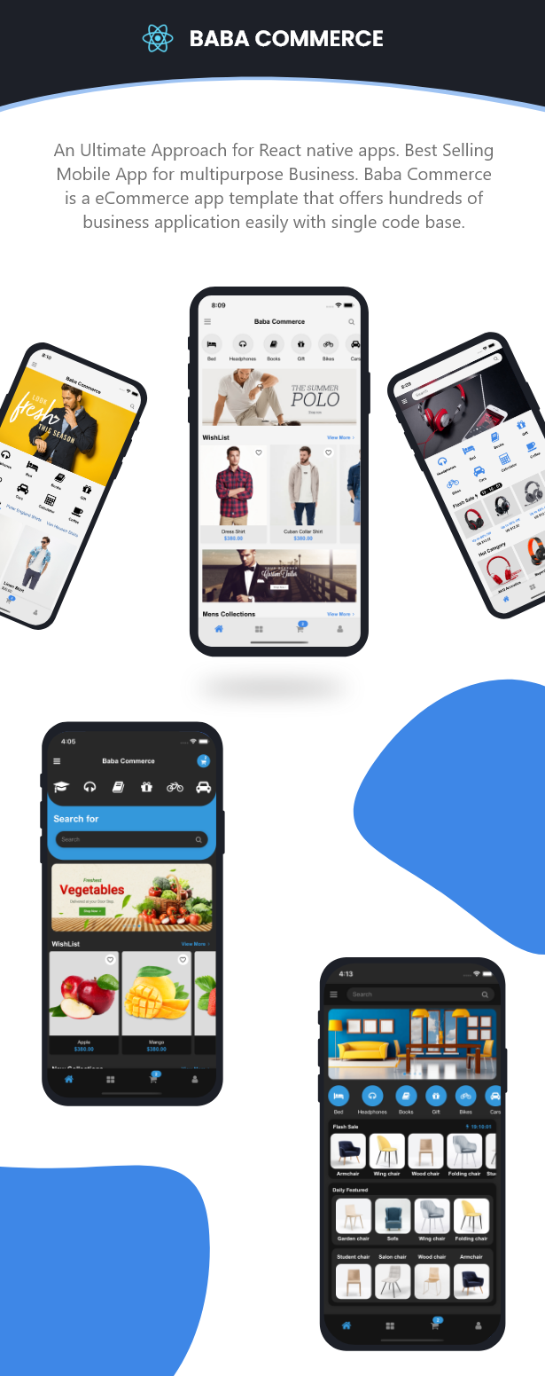 Apps Shop UI Kit - React Native & Ionic Templates - 2