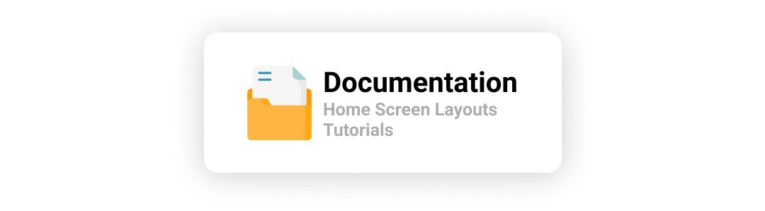 Documentation of home screen