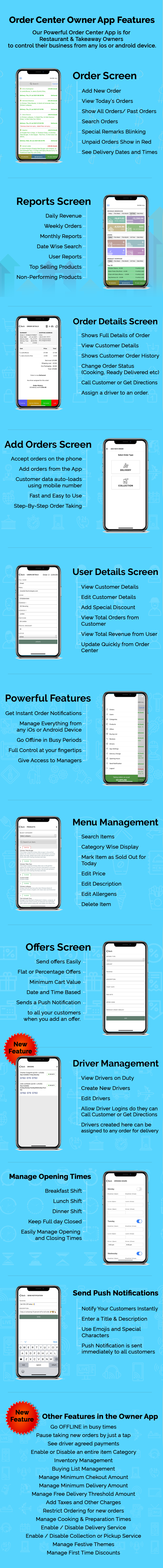 Best Takeaway Restaurant Online Food Ordering Delivery System - iOs Android Kitchen Onwer Web Admin - 10