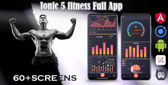 Ionic 5 / Angular 11 Fitness Template/Full App | Starter App Ionic Ecommerce Mobile App template
