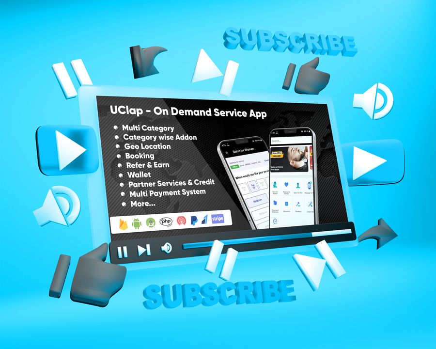 UClap - On Demand Home Service App | UrbanClap Clone | Android App with Interactive Admin Panel - 9