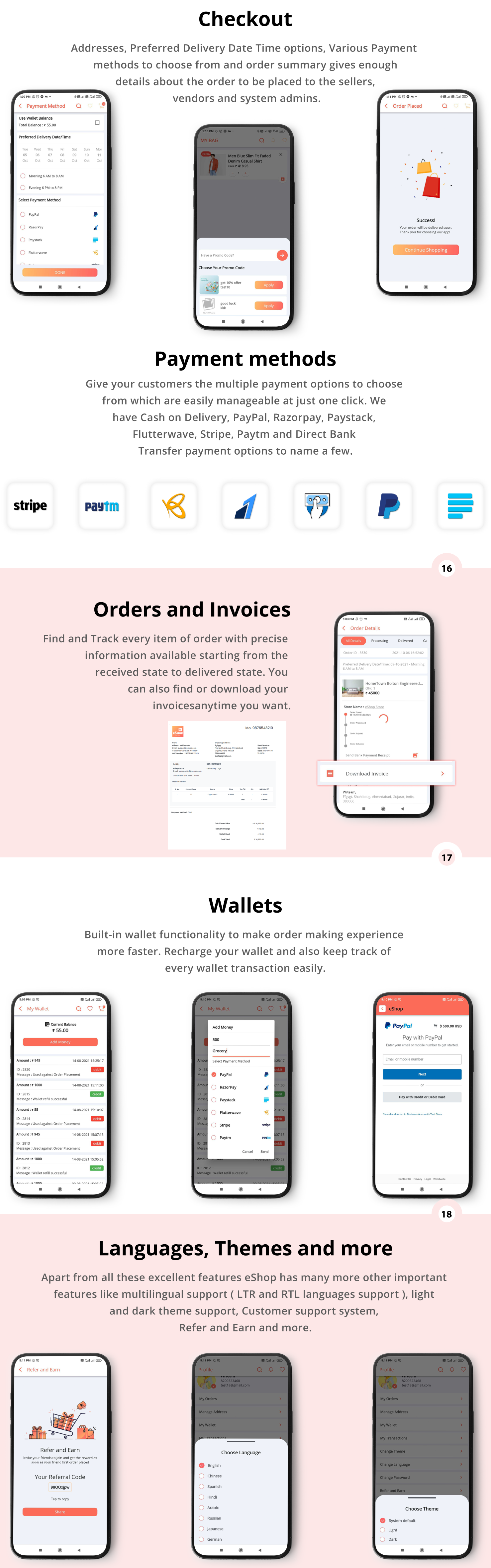 eShop - Flutter Multi Vendor eCommerce Full App - 10