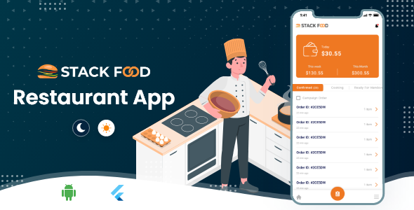 StackFood Multi Restaurant - Food Ordering Restaurant App V2.0 Flutter Food &amp; Goods Delivery Mobile App template