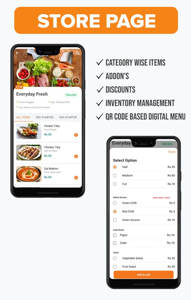Food Delivery App + POS System + WhatsApp Ordering - Complete SaaS Solution (ionic 5 & Laravel) - 7