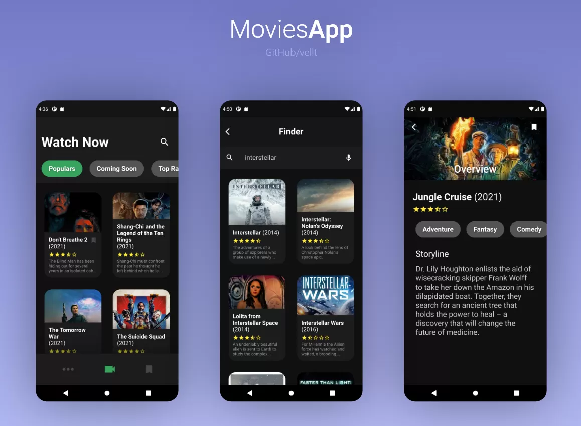 Movies App Flutter Music &amp; Video streaming Mobile App template