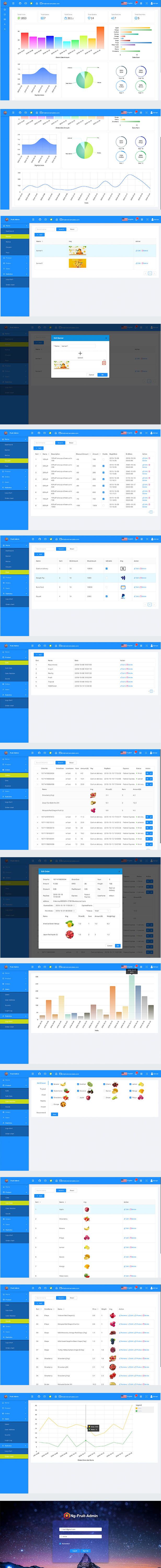 Ionic5 Fruits Commerce Shop App With Admin Backend