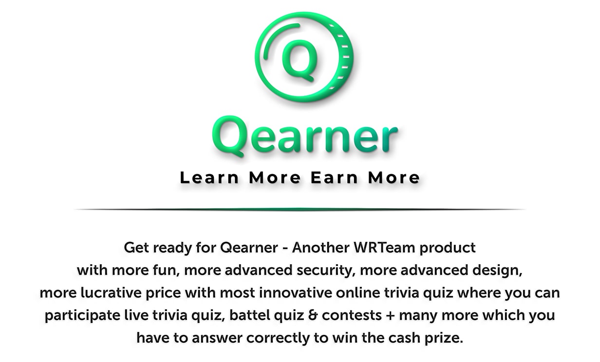 Qearner – Quiz App | Android Quiz game with Earning System + Admin panel - 2