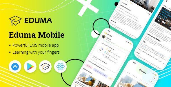 Eduma Mobile - React Native LMS Mobile App for iOS &amp; Android React native Books, Courses &amp; Learning Mobile App template
