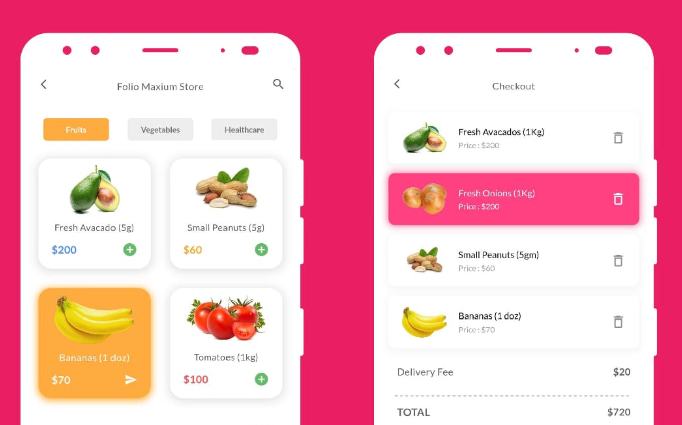Grocery UI Template In Flutter For Android &amp; iOS Flutter  Mobile Uikit