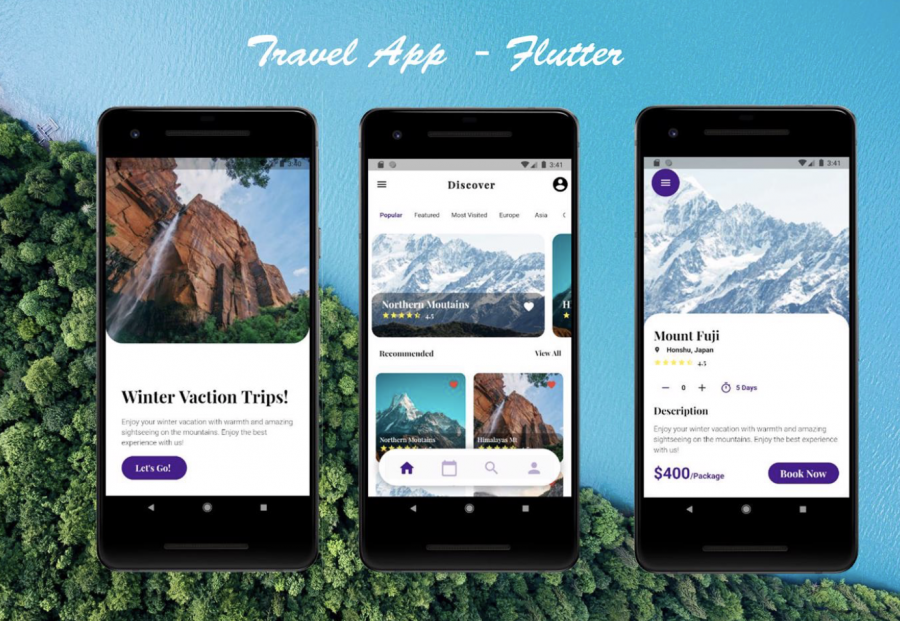 Travel App UI Design