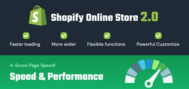shopify 2.0 and optimate speed