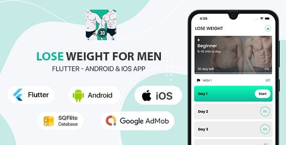 Lose Weight for Men & Water Tracker