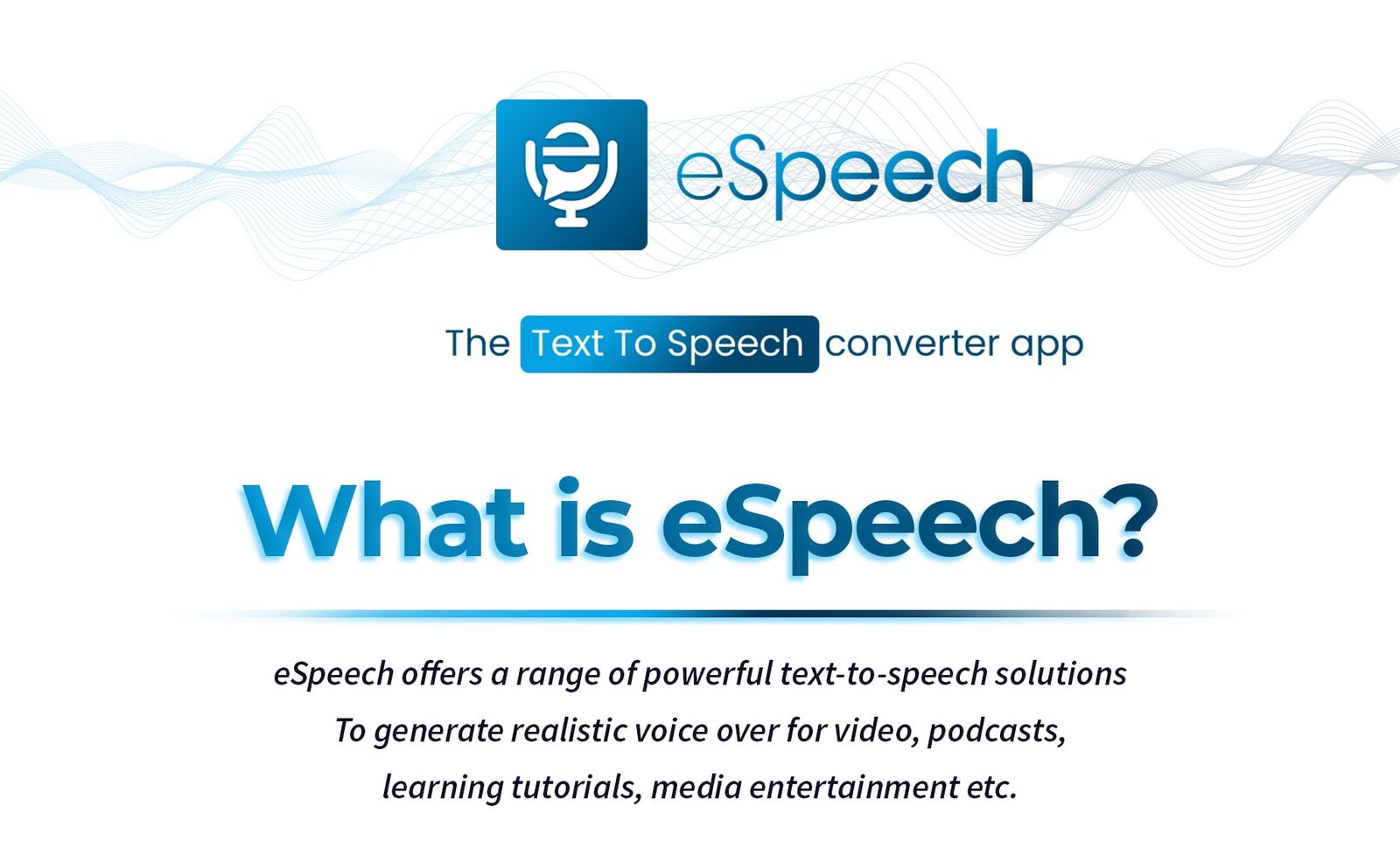eSpeech - Text to Speech Flutter Full App - 3