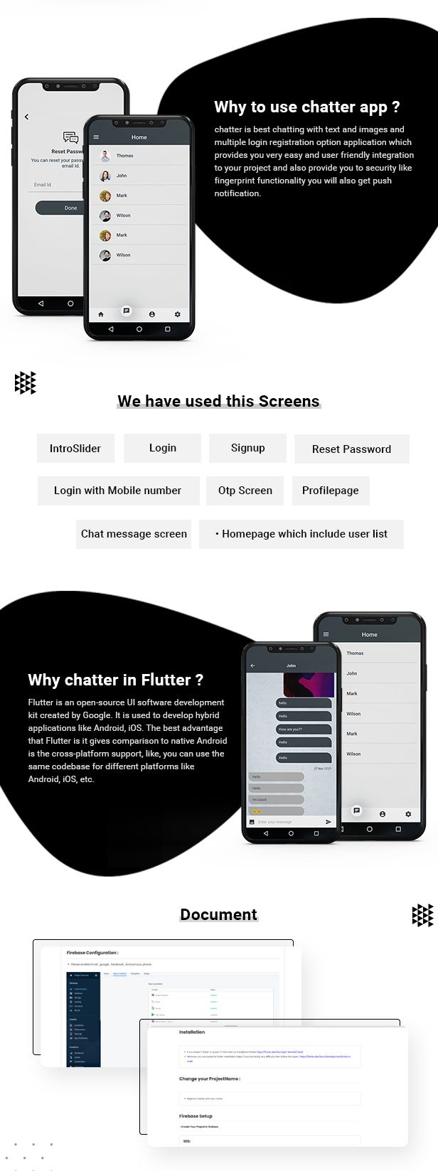 Flutter Firebase Chat , Authentication & Social Media Integration - Chatter