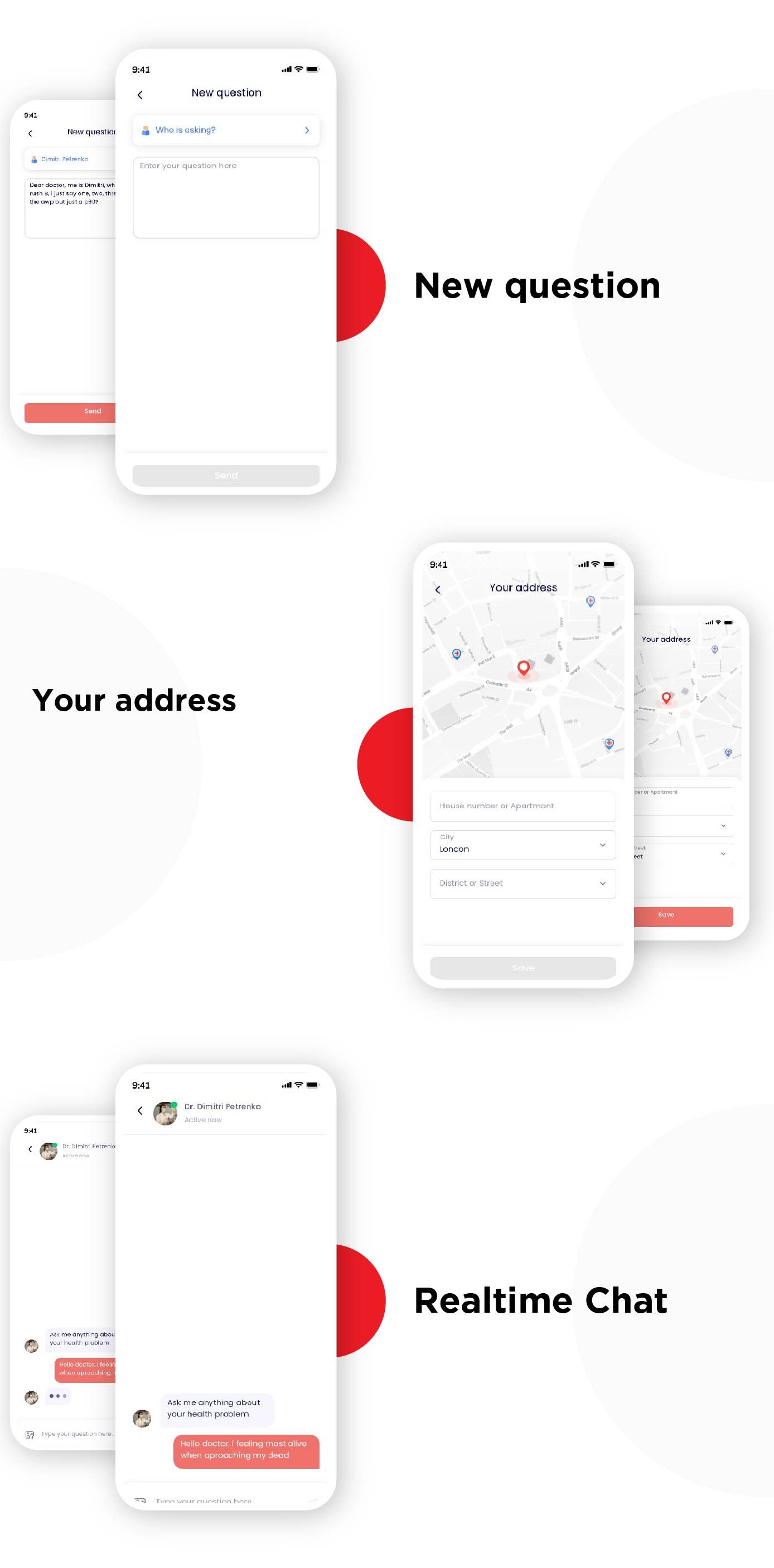Medical Telemedicine Flutter App UIKIT - 4