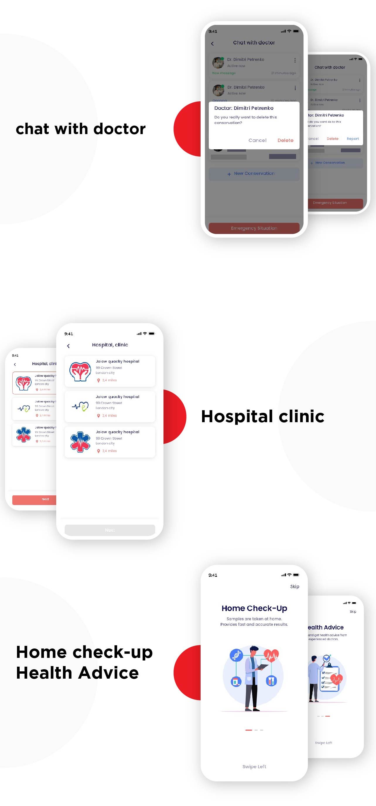 Medical Telemedicine Flutter App UIKIT - 7