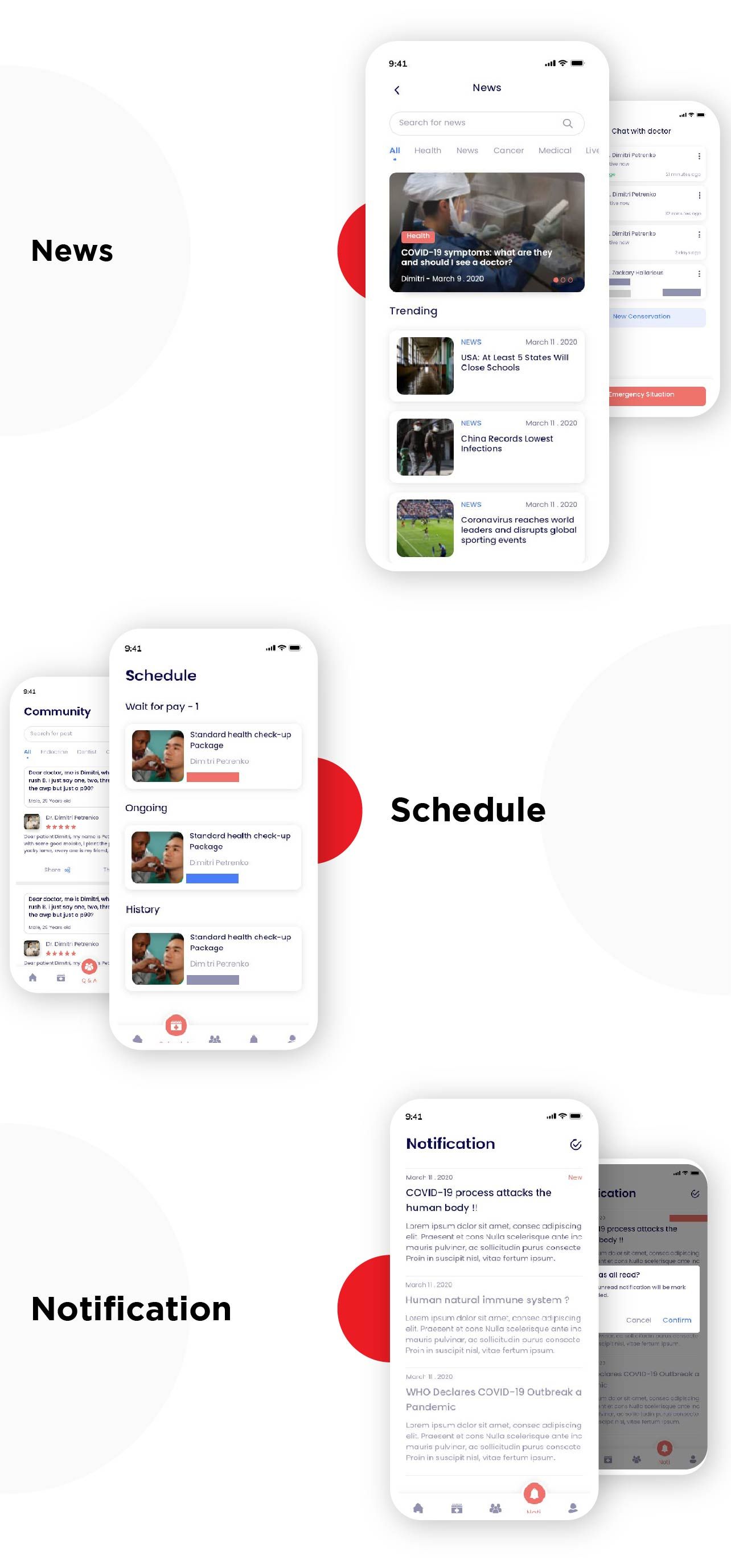 Medical Telemedicine Flutter App UIKIT - 5