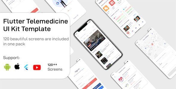 Medical Telemedicine Flutter App UIKIT Flutter  Mobile 