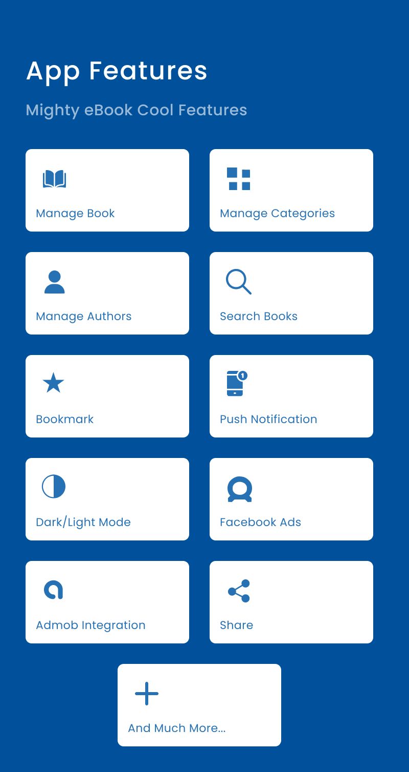 Mighty eBook - Flutter eBook Reader App with php backend - 12