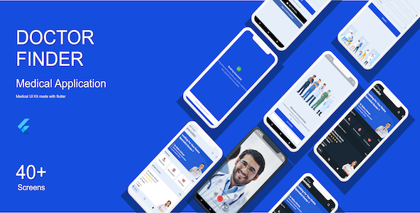 Doctor Finder - Medical Appointment Booking &amp; Online Pharmacy Store Flutter Ecommerce Mobile App template