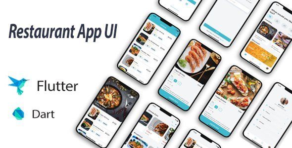 Restaurant App Flutter UI Flutter Ecommerce Mobile App template