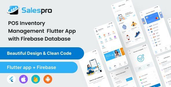 SalesPro - Flutter POS Inventory Management App With Firebase Flutter Ecommerce Mobile App template