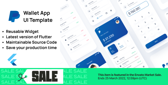 Wallet App UI Template - Flutter Flutter Finance &amp; Banking Mobile App template